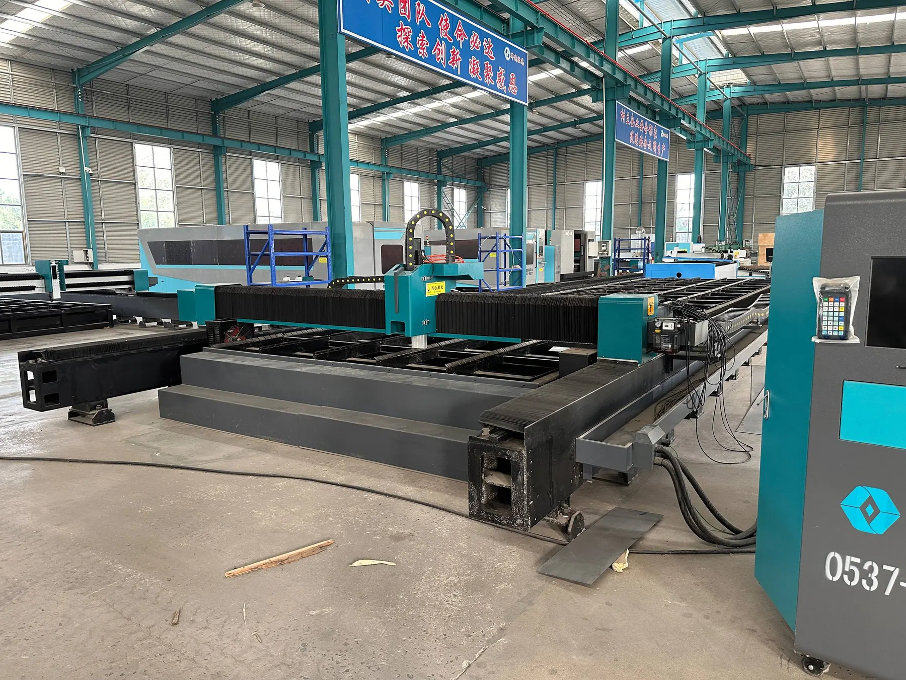 CNC steel processing line